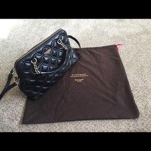 Kate Spade Black Quilted Bag